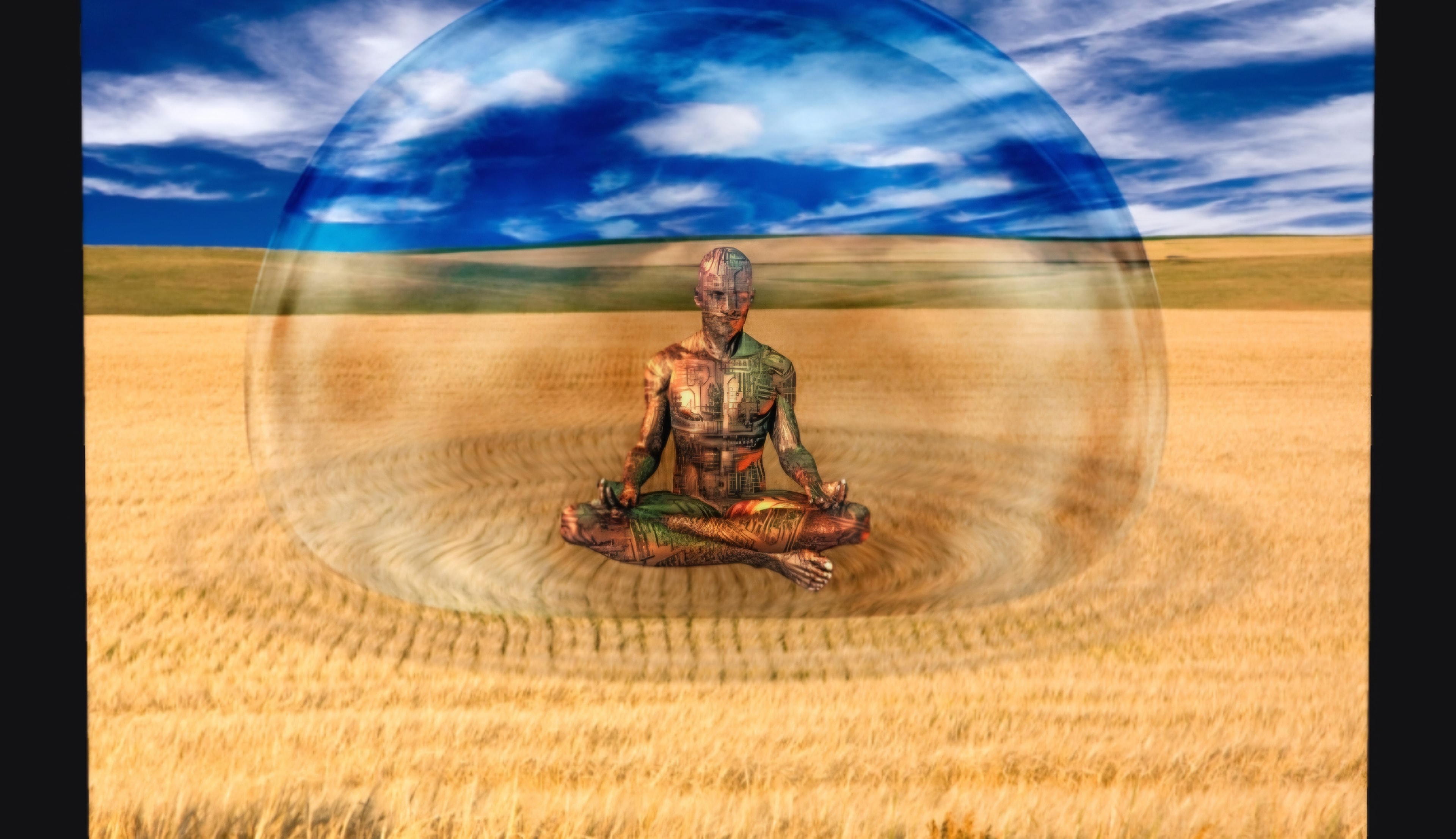 Peaceful meditation and relaxation